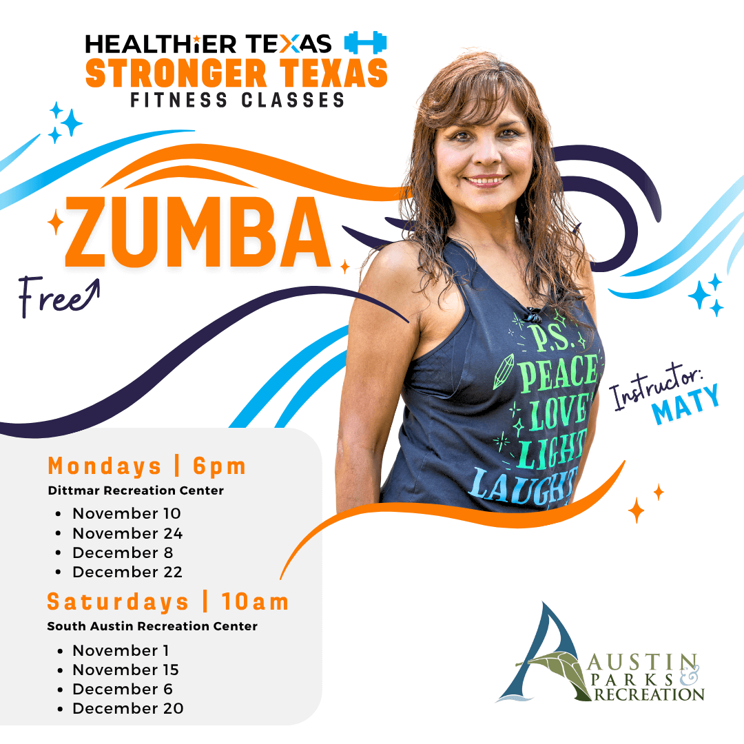 Stronger Texas in-person Zumba